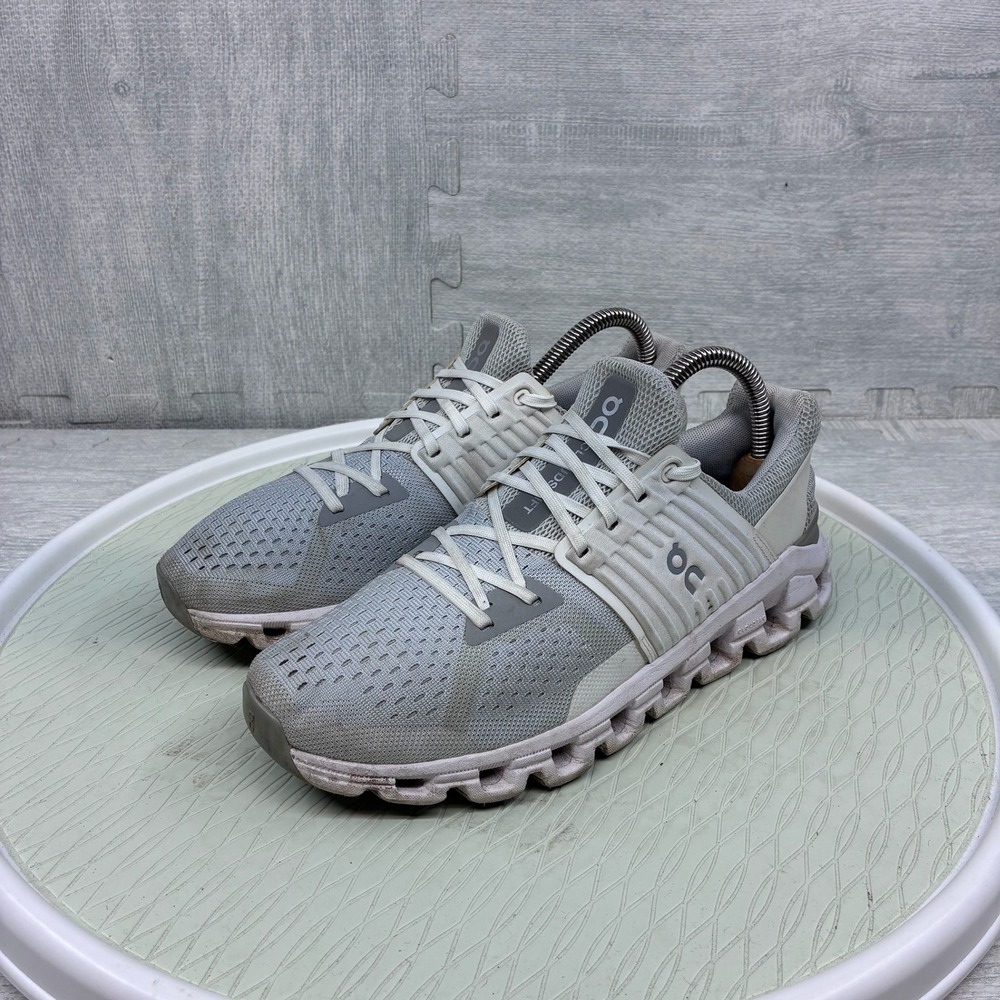 On Running Cloudswift Women's 8.5 Grey White Mesh Running Shoes 41.99579